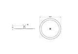 Artema Lite LC A4564623 Duş Başlığı, 400 mm, Altın