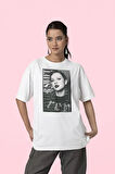 Tasarım Red Taylor Swift Baskılı Unisex Oversize Tişört