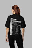 The Weeknd Starboy Dawn Fm Baskılı Unisex Oversize Rapper Tişört