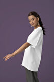 Unisex Oversize Baskısız Basic Tişört