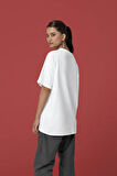 Unisex Oversize Baskısız Basic Tişört