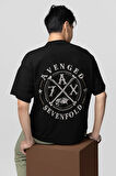 Tasarım Avenged Sevenfold Baskılı Unisex Oversize Rock Metal Tişört