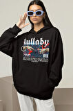 Lullaby Tasarım Baskılı Unisex Oversize Hoodie