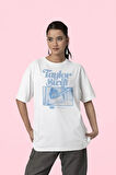 Tasarım Taylor Swift Baskılı Unisex Oversize 1989 Tişört