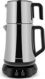 Homend Royaltea Elegant 1776H Parlak Inox Çay Makinesi