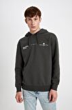 DeFacto Boxy Fit Kapüşonlu Sırt Baskılı Sweatshirt C6147AX24AUAR221
