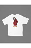 Joaquin Phoenix Joker Baskılı Unisex Oversize Tişört
