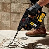 CAT DX21BC 18Volt 2.0Ah 2.2J Li-ion Tek Akülü Şarjlı Kömürsüz Profesyonel SDS-Plus Pnömatik Kırıcı/Delici 