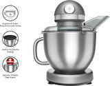Karaca Mastermaid Chef Pro Çift Kollu Stand Mikser Galaxy Grey 1750 W