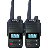 Aselsan A446T Pmr Lisanssız El Telsizi 2'li Paket