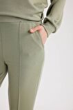 Regular Fit Esnek Belli Cepli Basic Düz Pantolon