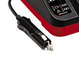 Einhell Orijinal Şarj Cihazı Power X-Car Charger 3A Power X-Change (Li-Ion, 18 V, 12 V Soket, Sürekli Akü Takibi ve Akıllı Şarj Yönetimi, 7'li LED Gösterge) - 4512113