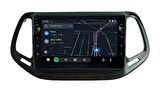 Navismart Multimedya - 4 Çekirdek İşlemci, 4GB RAM, 64GB HAFIZA Jeep Compass (2017+) ile uyumlu