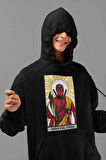 Deadpool Marvel Jesus Baskılı Unisex Oversize Hoodie