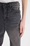 DeFacto Erkek Çocuk Loose Fit Düz Paça Basic Düz Jean Pantolon D6489A825SMNM55