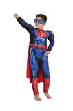 Süperman Kaslı Çocuk Kostümü