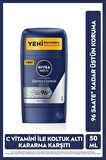 Nivea MEN Erkek Stick Deodorant Derma Control Clinical 50ml, 96 Saat Anti-perspirant Ter Koruması
