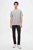 Ds Damat Slim Fit Gri %100 Pamuk T-Shirt 4HC141996753M