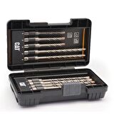 CAT DA03901 10 Parça Tungsten Karbür SDS-Plus Beton Matkap Uç Seti 