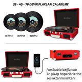 T310CH Şarj Özellikli Plak Çalar 33-45-78 Devir