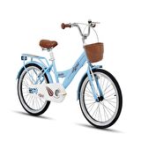 Tommybike Latte  Sepetli, Elcikli 20 Jant Çocuk Bisikleti, 6-9 Yaş Çocuk Bisikleti mavi Mavi