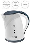 Awox River Su Isıtıcı Kettle Gizli Rezistans 1.7 Lt Beyaz