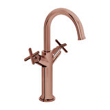 VitrA Origin Classic A4288629 Çift Kumandalı Çanak Lavabo Bataryası, Soft Bakır
