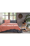 ÖZDİLEK PİKE TAKIMI COLORMİX TERRACOTA ANTRASİT 180x230