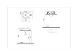 VitrA Liquid 7312B403-0016 Çanak Lavabo, 40 cm, Beyaz