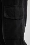 DeFacto Coool Gabardin Jogger Pantolon Basic Düz Normal Bel Kargo Cepli B0454AX24SPBK27