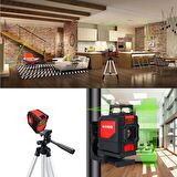 KOBB KBL30G 25 Metre Profesyonel Yatay 360° ve Dikey Otomatik Hizalamalı Yeşil Çapraz Çizgi Lazer Distomat
