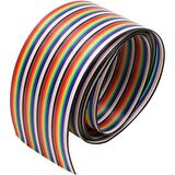 40 Pin 1.27mm Renkli Flex Şerit Dupont Kablo (AWG26)