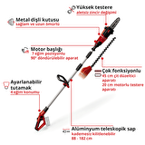 Einhell Akülü Çok Fonksiyonlu Budama GE-HC 18 Li T-Solo (2'si 1 arada çit budama ve motorlu testere, Oregon kılavuz, akü ve şarj cihazı dahil değildir) - 3410800