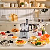 Karaca Mastermaid Power Max 11 in 1 Mutfak Robotu Cool Gray 2500W 1000 ml