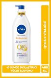 Nivea Q10 Sıkılaştırıcı Vücut Losyonu 400ml, C Vitamini, Nemlendirici, Esnek Ve Elastik Cilt, X2 Adet
