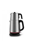 Homend Royaltea 1711h Inox Siyah Çay Makinesi