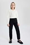 DeFacto Kız Çocuk Straight Fit Pantolon C4593A824SPBK81