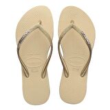 Slim Sparkle II Sand Grey Kadın Terlik