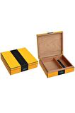 Falconetti Sarı Karbon Fiber Humidor Puro Kutusu rc60