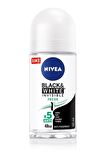 Nivea Kadın Rollon Deodorant Black & White Invisible Fresh 50ml, 48 Saat Anti-perspirant Koruma