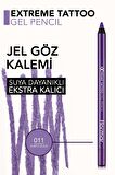 Flormar Işıltılı Kalıcı Göz Kalemi (MOR) - Extreme Tattoo Gel Pencil - 011 Purple Blaze - 8682536041188