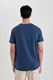 DeFacto Regular Fit Bisiklet Yaka Basic Düz Kısa Kollu Tişört B3491AX24SPIN233