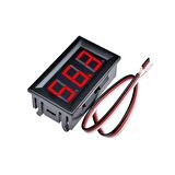 0.56 inch 0-100V DC 3 Kablolu Dijital Panel Kırmızı Voltmetre Düşük Kalite