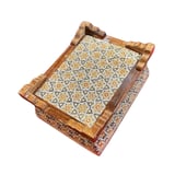 Hatem İşlemeli Mücevher Kutusu – El Yapımı 8×11 cm