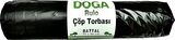 Ecoplast Battal Boy Siyah Çöp Torbası Poşeti - 300 Gr. - 75 x 90 Cm / 10 Adetlik 10 Rulo
