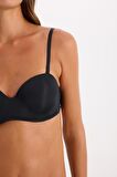 DeFacto Boş Kap Toparlayıcı Dolgusuz Straplez Basic Düz Bra-Fall in Love Y3730AZ24AUBK81