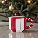 Karaca New Year Yılbaşı Candy Stripe Kupa 570 ml