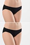 Türen Kadın Jakarlı 2li Pamuklu Bikini Külot