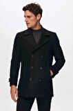 Ds Damat Regular Fit Siyah Kaban 5HF08ORT10001