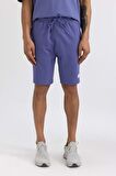 DeFactoFit Slim Fit Dar Kesim Cepli Baskılı Sporcu Şort A1625AX24SMPR484